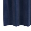 vidaXL Blackout Curtains 2 pcs Dark Blue 55.12 x 96.46 in Velvet