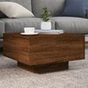 vidaXL Coffee Table Brown Oak Engineered Wood Medium Durable