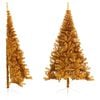 vidaXL Christmas Tree Gold PET Large Artificial Christmas Tree