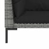 vidaXL Garden Lounge Set Dark Gray