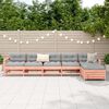 vidaXL Garden Sofa Set Reddish-brown Solid Douglas Fir Wood Large