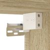 vidaXL Wall Mounted TV Cabinet Sonoma Oak Engineered wood Medium