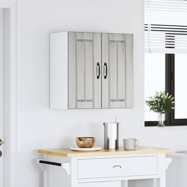 vidaXL Kitchen Wall Cabinet Grey Sonoma Engineered Wood