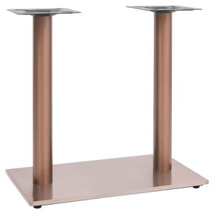 vidaXL Bistro Table Leg Brass Stainless Steel 27.6x15.7x28.3 in