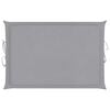 vidaXL Sun Lounger Grey Solid Acacia wood, Polyester Standard Foldable