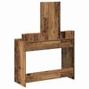 vidaXL Dressing Table Brown 39.37 x 16.14 x 55.12 in Engineered Wood