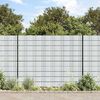vidaXL Patio Privacy Screens 10 pcs Light Grey 99.4x7.5" PVC