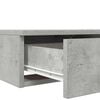 vidaXL Bed Drawers with Drawer Concrete Grey 35.43 x 14.37 x 6.50 in