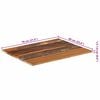 vidaXL Table Top Various shades of brown Solid reclaimed wood