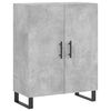 vidaXL Highboard Concrete grey Engineered wood, metal 27.4x13.4x70.9 in