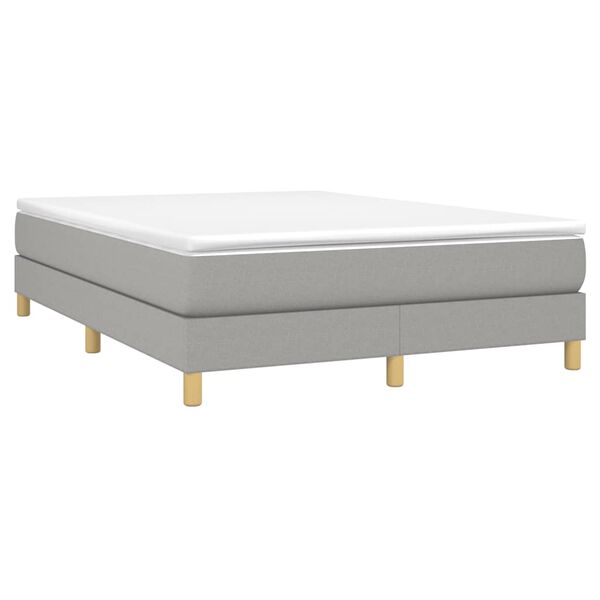 vidaXL Bed Frame Light grey