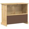 vidaXL Bathroom Sink Cabinet Honey