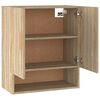 vidaXL Wall Cabinet Sonoma oak Engineered wood Medium Wall Cabinet
