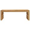 vidaXL Coffee Table 43.3x13.8x15.0" Solid Wood Teak