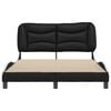 vidaXL Bed Frame Black and White