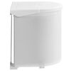 vidaXL Kitchen Built-in Dust Bin Plastic 3.2 gal