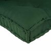 vidaXL Pallet Sofa Cushion 3 pcs Green fabric