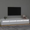vidaXL TV Cabinet White Engineered Wood Large TV Cabinet Rectangular
