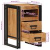 vidaXL Bedside Cabinet 40x40x59 cm Solid Wood Acacia