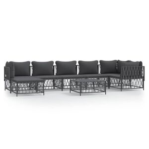 vidaXL Garden Lounge Set Anthracite