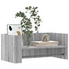 vidaXL Wall Shelf Grey sonoma Engineered wood 27.8 x 13.8 x 12.0 in