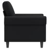 vidaXL Sofa Chair Black 75% PVC, 20% polyester, 5% cotton Single Durable