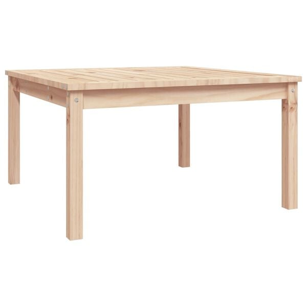 vidaXL Garden Table Natural Wood Solid Pine Wood Large Durable