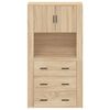 vidaXL Highboard Sonoma oak Engineered wood Medium Highboard