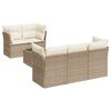 vidaXL Patio Sofa Set Set of 11 Beige