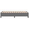 vidaXL Box Spring Bed Light Grey 39.37 x 78.74 in Velvet