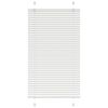 vidaXL Pleated Blind White 100% Polyester 27.6x39.4 in