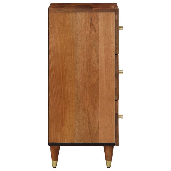 vidaXL Side Cabinet Honey brown Solid mango wood with engineered wood