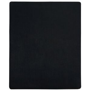 vidaXL Jersey Fitted Sheet Black Cotton 35.4 x 78.7 in Bedding
