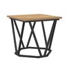 vidaXL Side Table Set 2 pcs Artisan Oak Engineered wood and steel
