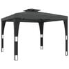 vidaXL Gazebo Anthracite Powder-coated steel Large