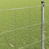 vidaXL Field Fence Silver 164.04 x 3.94 ft Galvanised steel