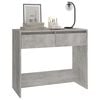 vidaXL Console Table Concrete grey Engineered wood Medium Console Table
