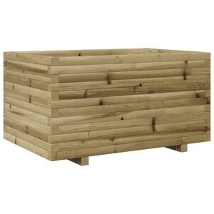 vidaXL Garden Planter Natural wood Vacuum pressure treated pinewood