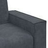 vidaXL Sofa Set Dark Grey Velvet, Metal, Plywood, Solid Wood Large