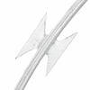 vidaXL Clipped Concertina Razor Wire Galvanized Steel 984.3'