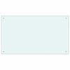 vidaXL Kitchen Backsplash 2 pcs White 39.37 x 23.62 in Tempered Glass