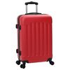 vidaXL Suitcase Set 3 pcs Red 50 x 31 x 78 cm ABS Plastic and Steel