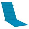 vidaXL Sunlounger With Table Natural Wood Solid Acacia wood Standard