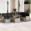 vidaXL Garden Sofa Set Light Gray