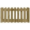 vidaXL Garden Raised Bed Wood Impregnated Pine Wood Medium Durable