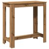 vidaXL Bar Table Artisan Oak 40.2x19.7x40.7" Engineered Wood