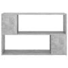 vidaXL Book Cabinet Concrete Grey Engineered Wood