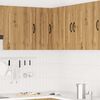 vidaXL Kitchen Wall Corner Cabinet Artisan oak Engineered wood Medium