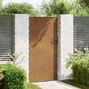 vidaXL Garden Gate 33.5x68.9" Corten Steel