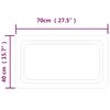 vidaXL LED Bathroom Mirror 27.6"x15.7"